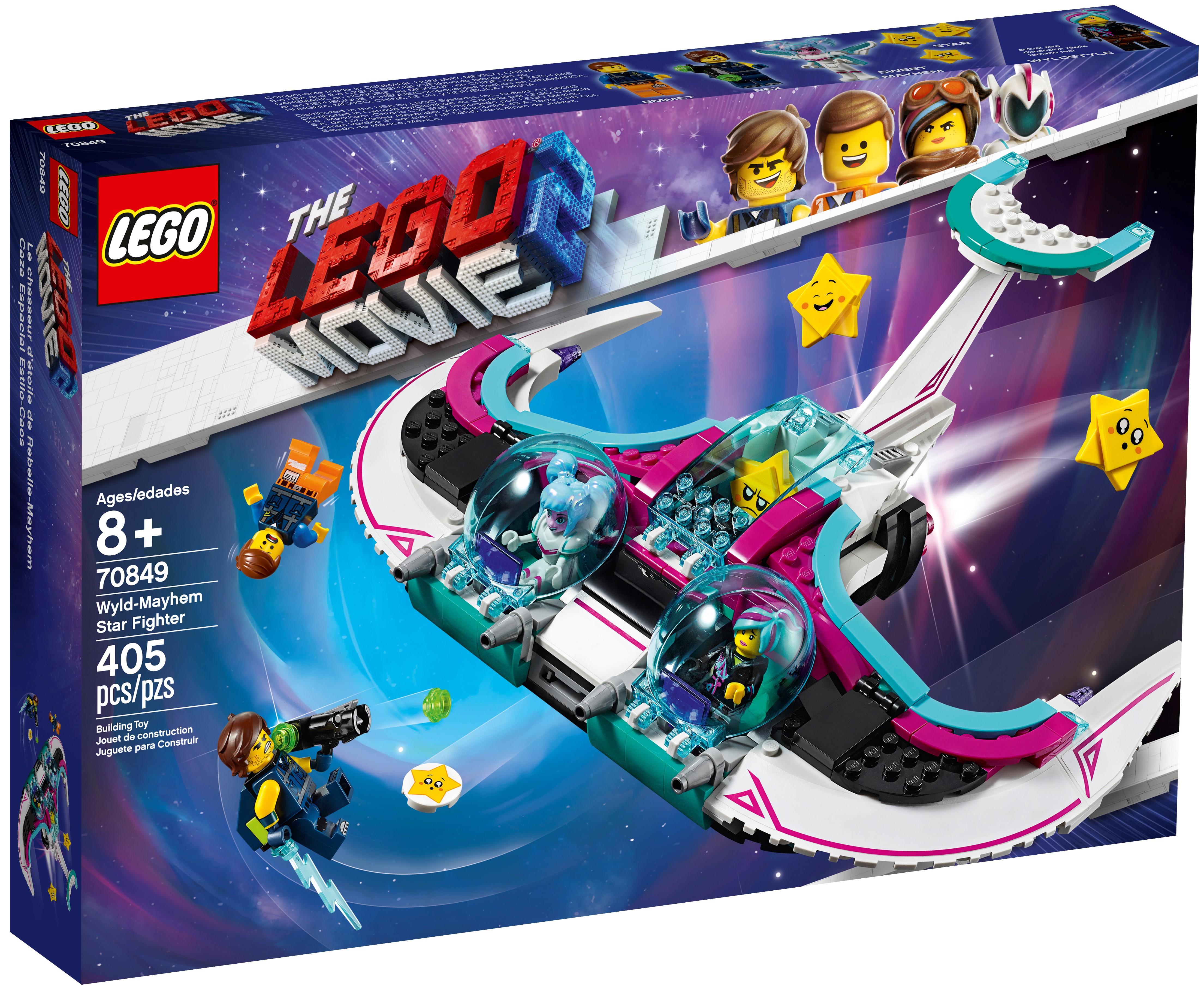Lego 70849 The Lego Movie 2 Wyld-Mayhem Star Fighter New Exclusive Spaceship Set