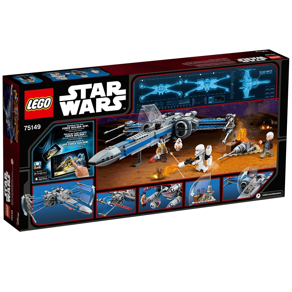 LEGO 75149 F1 Star Wars Resistance X-wing Fighter Set for sale online 