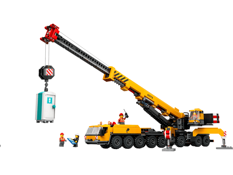 Gru da cantiere mobile gialla — set LEGO 60409
