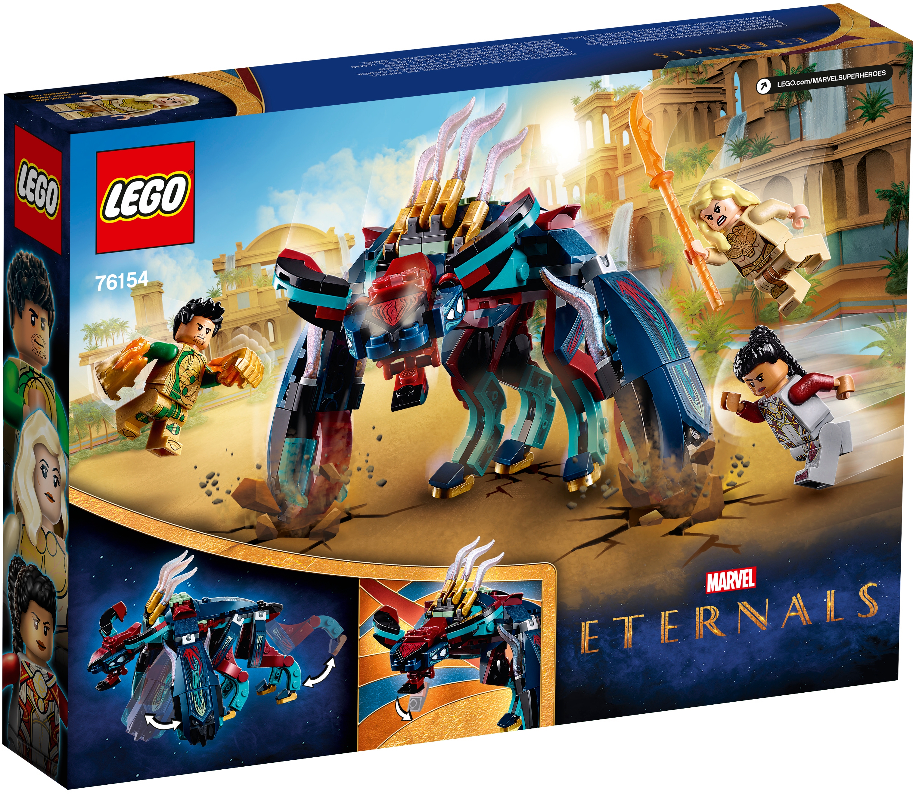 197 Stück alter 6+ 76154 Lego Super Heroes Marvel Eternals die abweichenden Hinterhalt