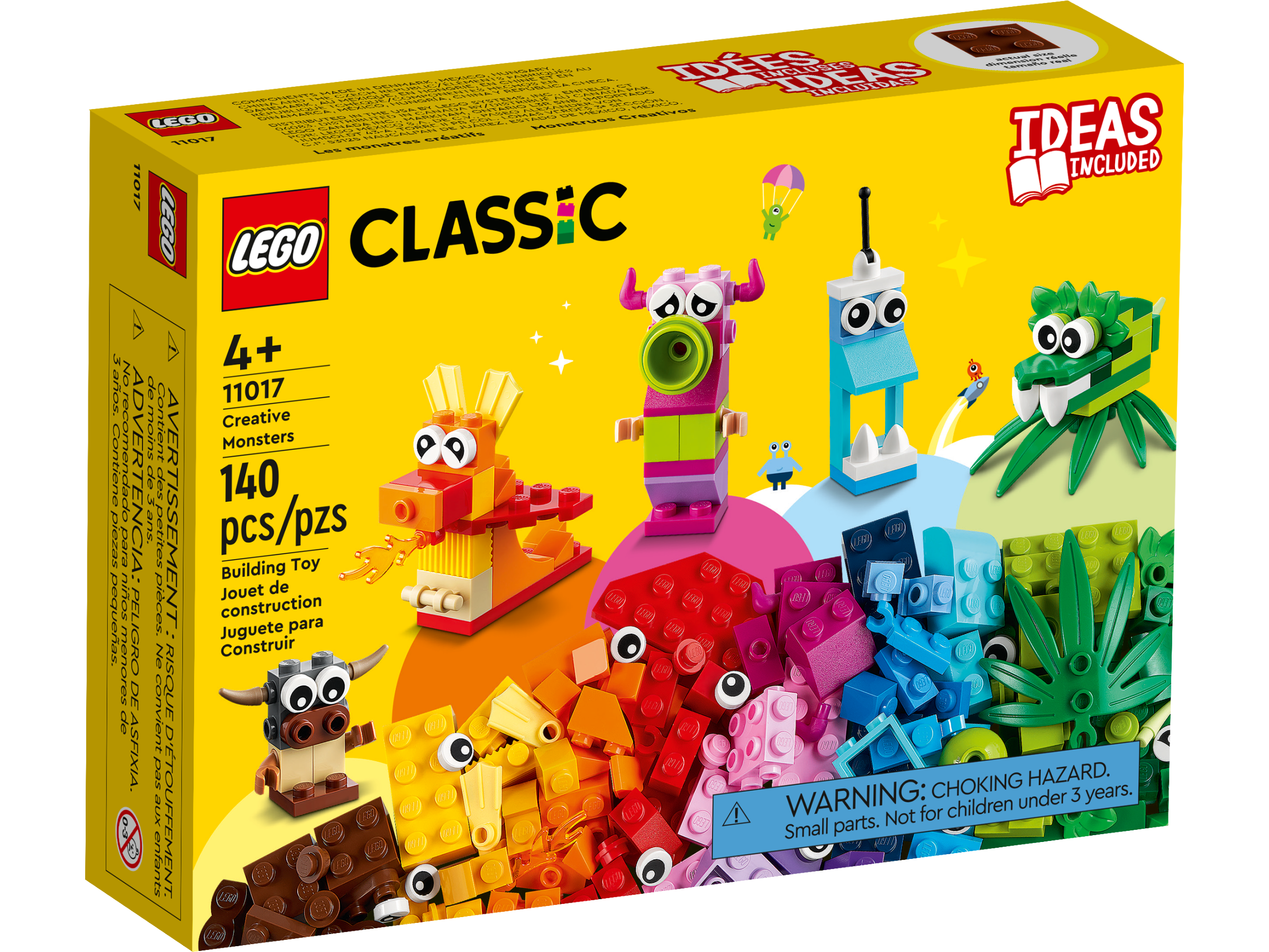  LEGO Classic Creative Monsters 11017 Building Toy Set