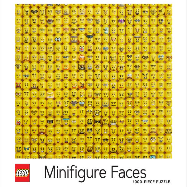 Lego: LEGO Minifigure Faces 1000-Piece Puzzle (Jigsaw)