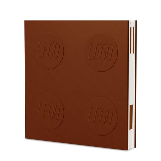 LEGO 5007246 - Notesbog med gelpen – rødbrun