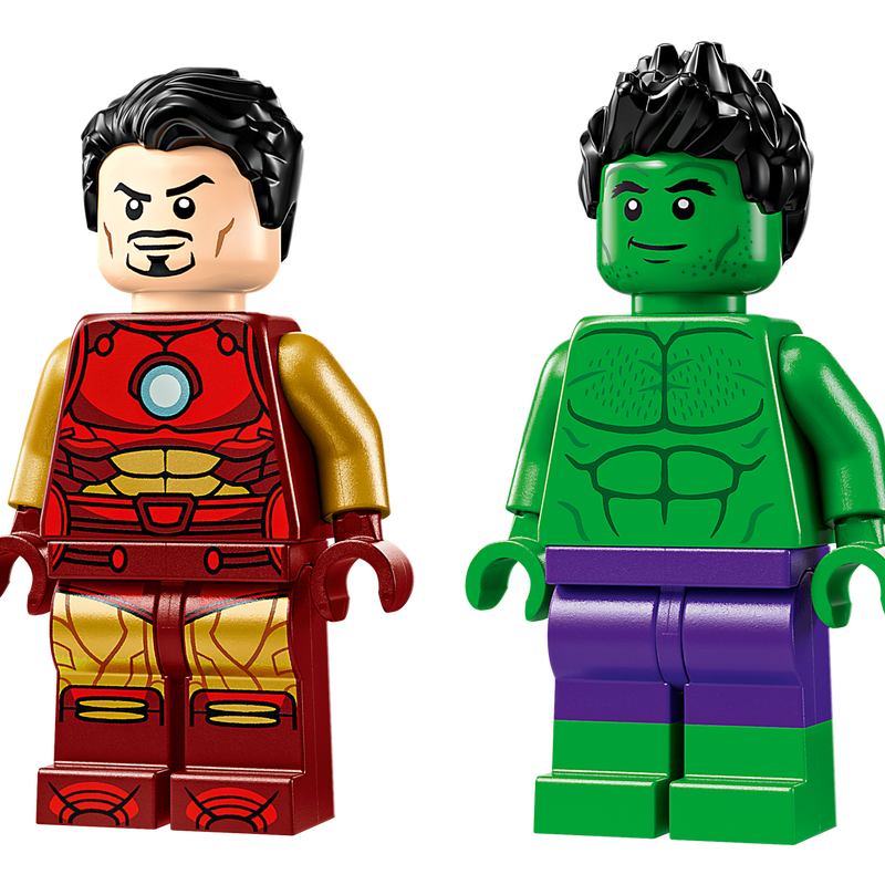 Iron Man with Bike and The Hulk