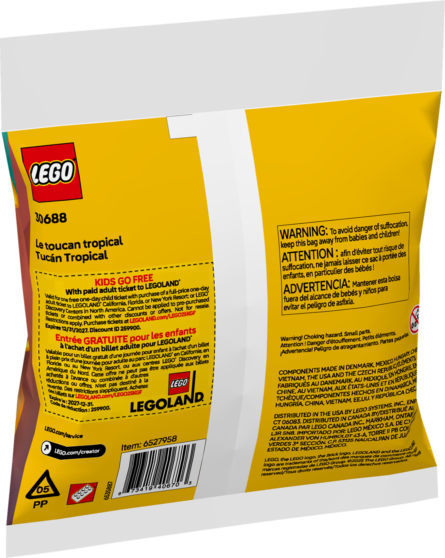 トロピカルなオオハシ 30688 | クリエイター3in1 |レゴ®ストア公式