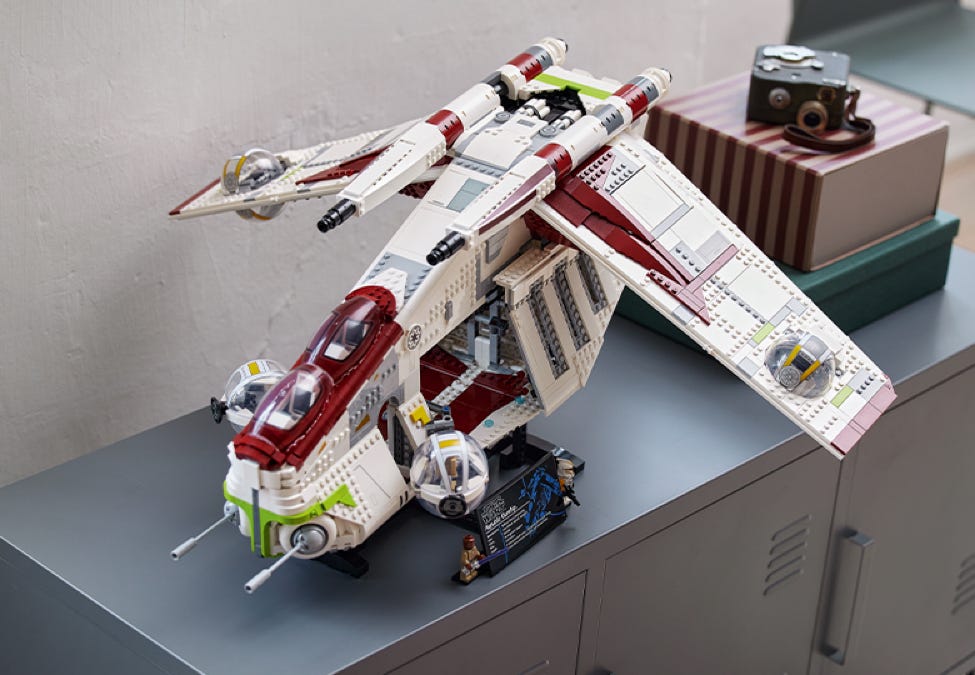 Custom Lego Lego Clone Transport Ship Republic Gunship™ 75309 Star