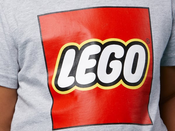 LEGO 5009092 T-shirt à manches courtes avec logo pour enfant – Gris mélangé — visuel 8 sur 8