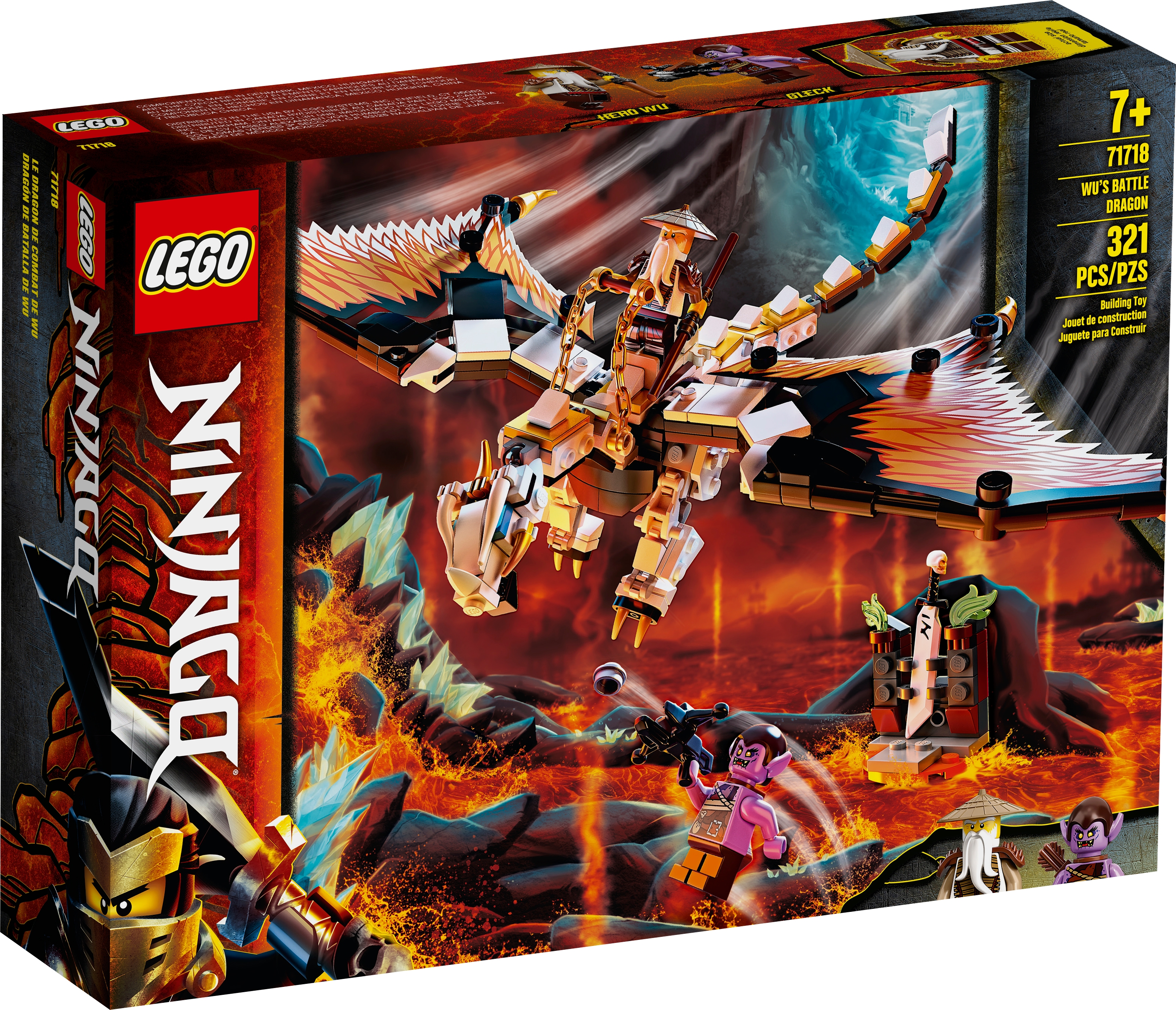 Wu's Battle Dragon 71718 | NINJAGO® | Buy online at the Official LEGO® Shop  US