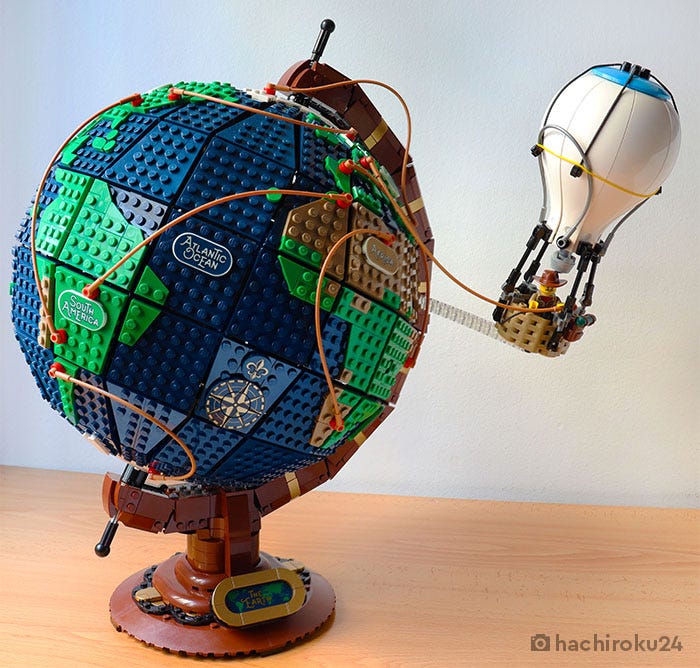 Comment personnaliser votre set LEGO® Ideas Le globe terrestre