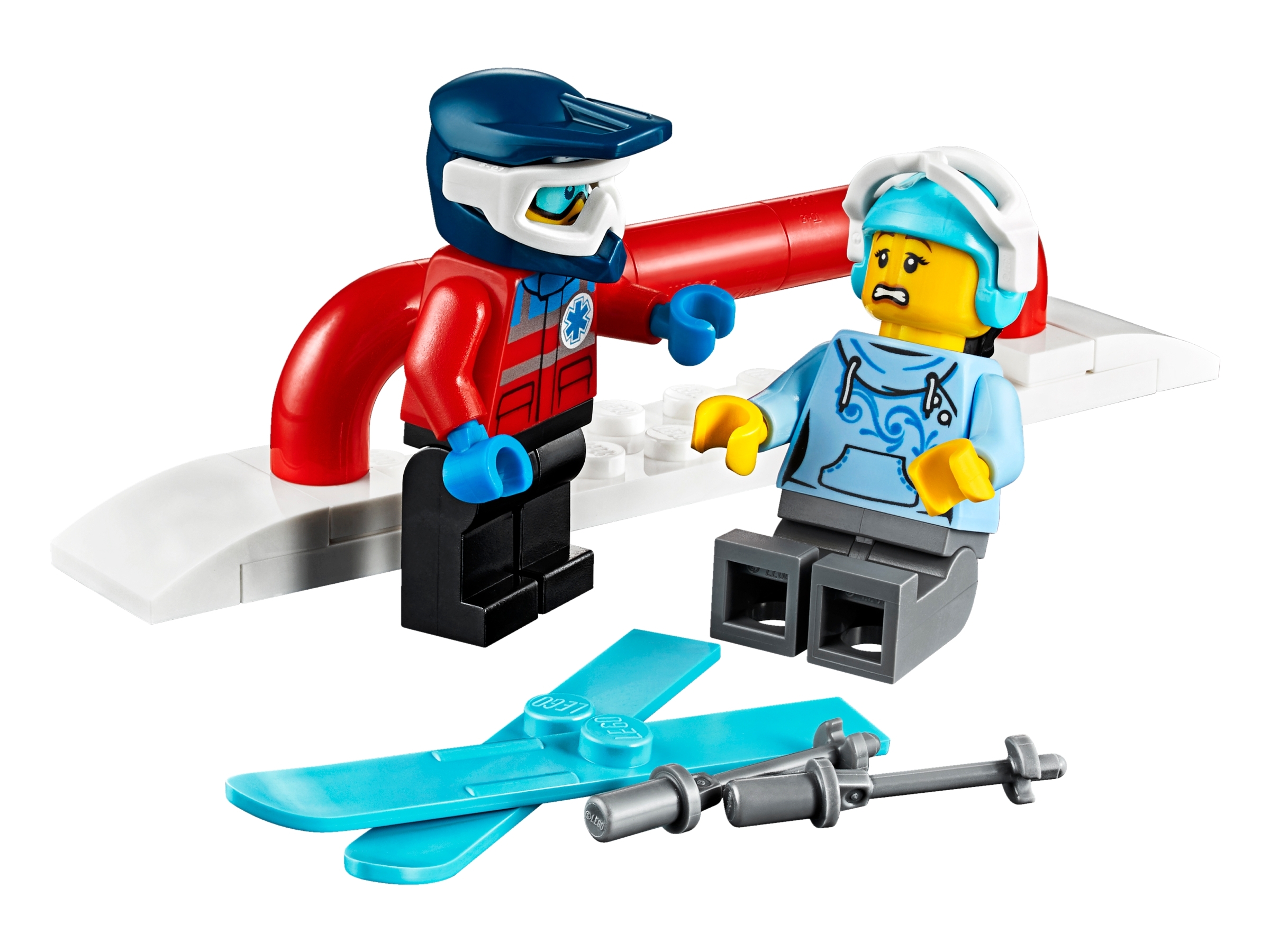 LEGO® City aus Set 60203 Ski-Shop mit Bildschirm & 3 Figuren NEU 