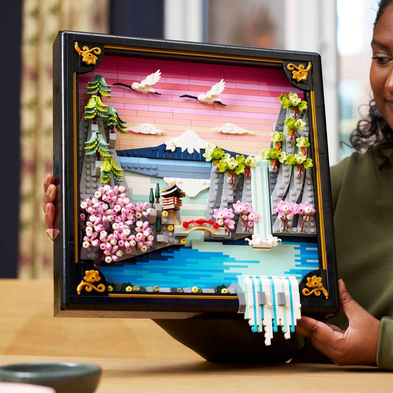 Japanese Cherry Blossom Landscape