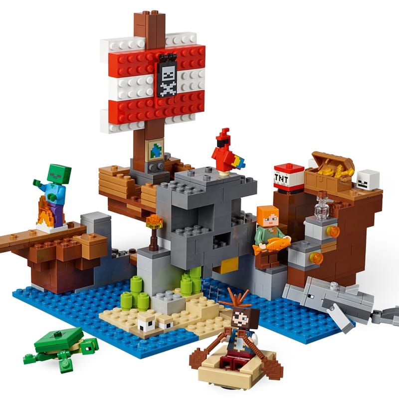 Minecraft 21152 Minecraft Pirate Lego Set The Pirate Ship
