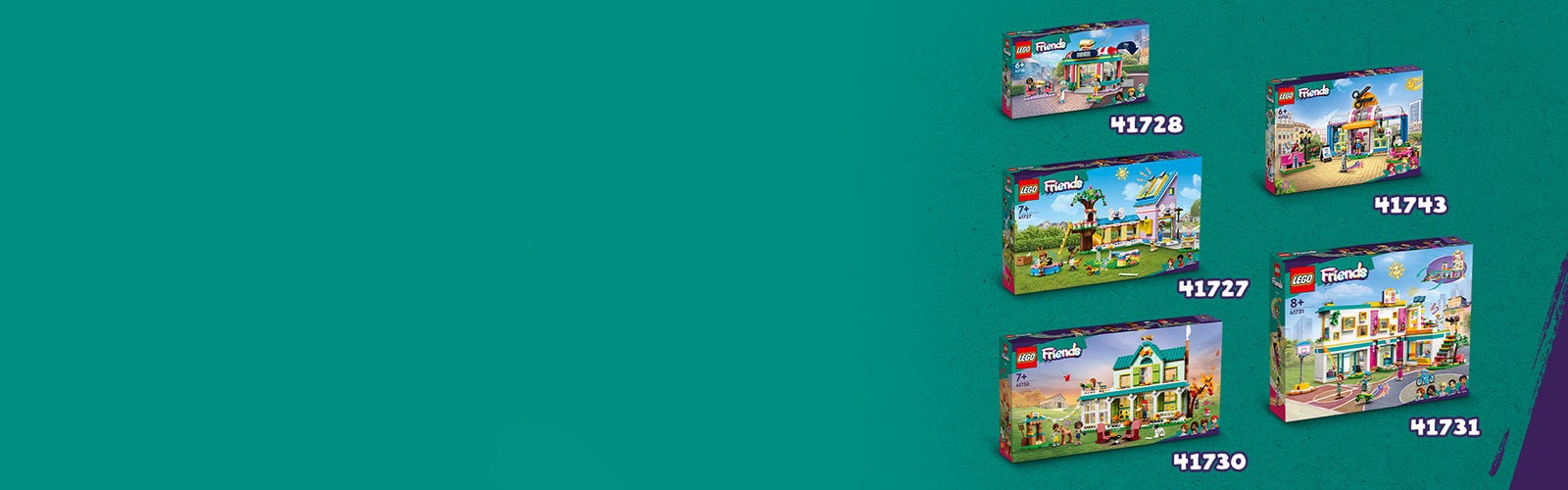 LEGO 41728 Friends Le Snack du Centre-Ville, Jouet Enfants, Filles et  Garçons Dès 6 Ans, avec Mini-Poupées Liane, Aliya et Restaurant,  Personnages Série 2023 : : Jeux et Jouets