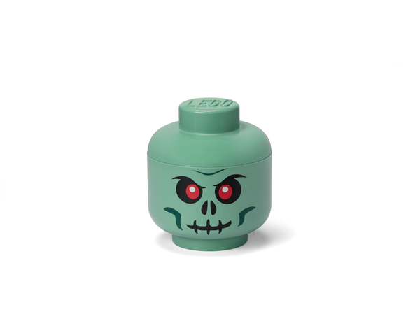 LEGO 5007888 Petite boîte de rangement Tête de squelette – Vert