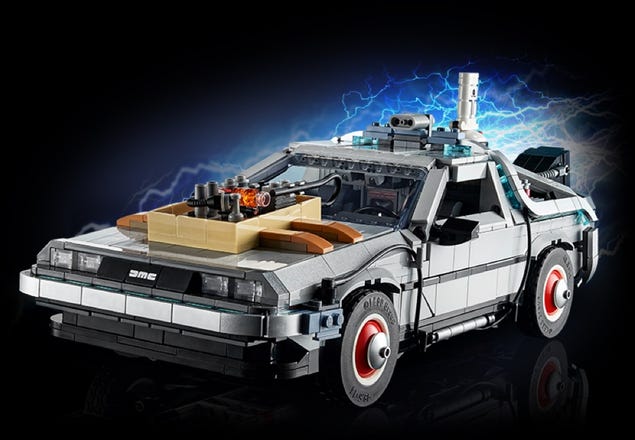 Back to the Future Time Machine 10300 | LEGO® Icons | Buy online at the  Official LEGO® Shop US