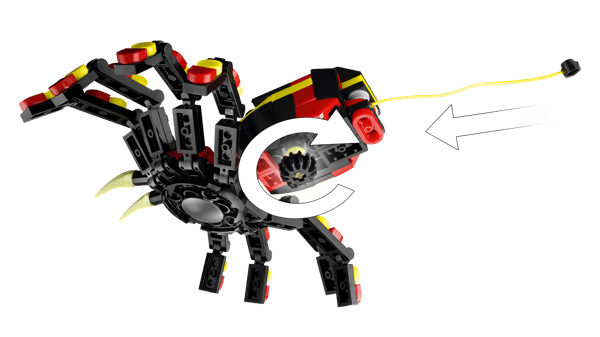 LEGO 31159 Animaux sauvages : l’araignée surprenante — visuel 4 sur 8