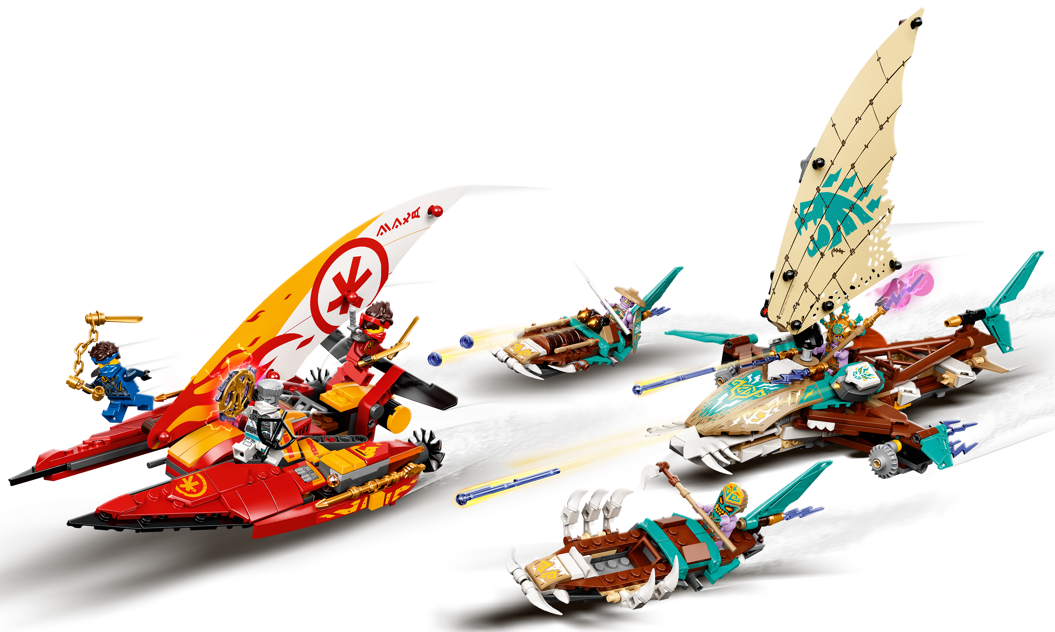 Lego Ninjago Catamaran Sea Battle Building Set 71748 