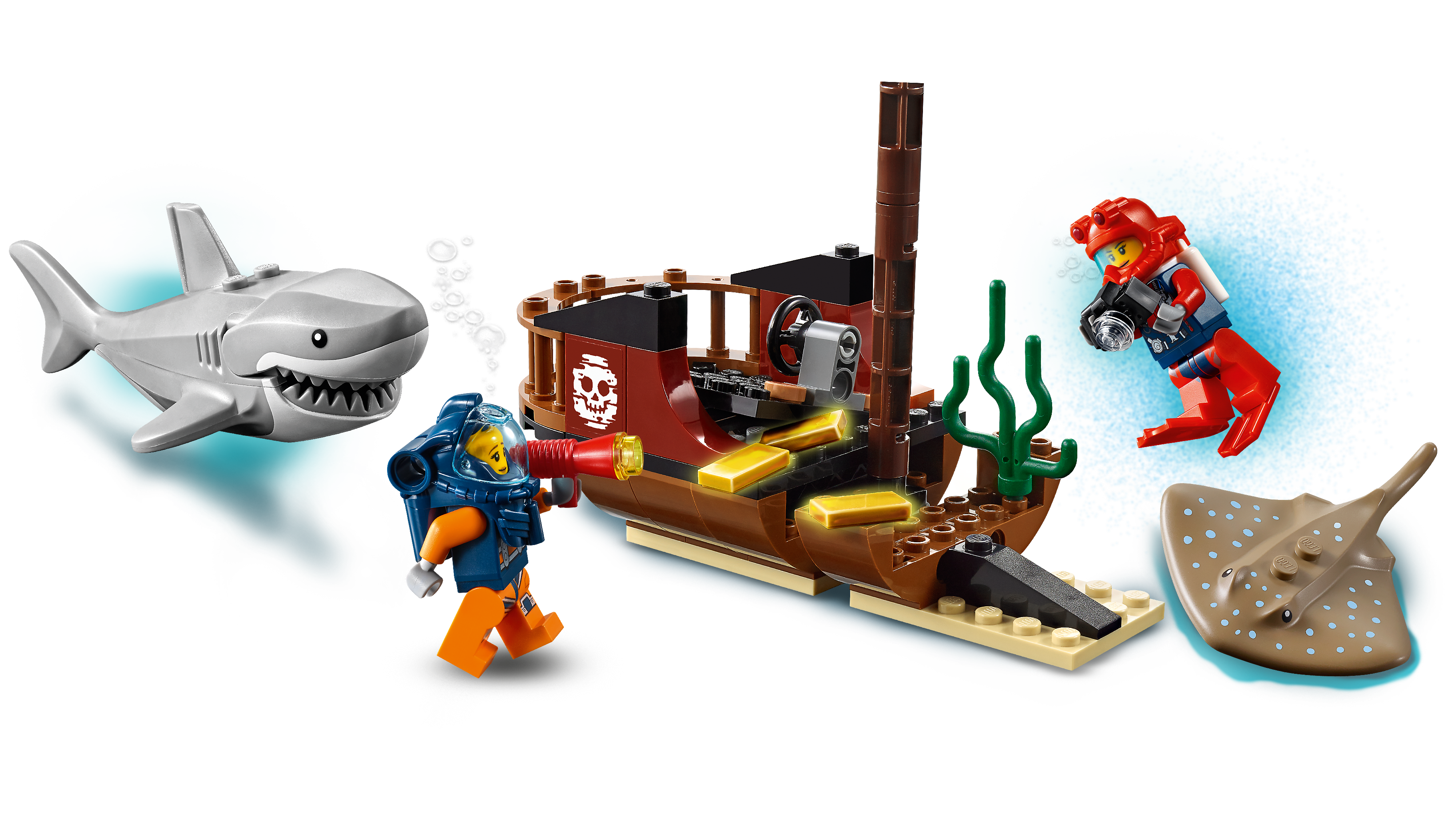 Ocean Exploration Ship 60266 City Buy Online At The Official Lego Shop Us