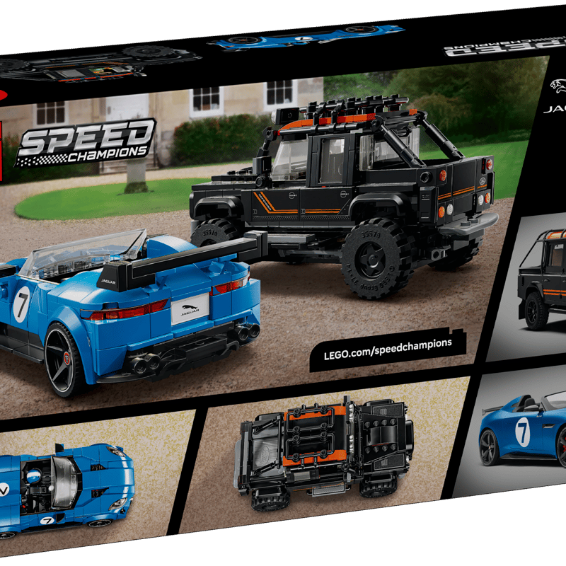 Jaguar Project 7 & Land Rover Defender 77264 | Speed Champions Jaguar Project 7 & Land Rover Defender 77264 | Speed Champions