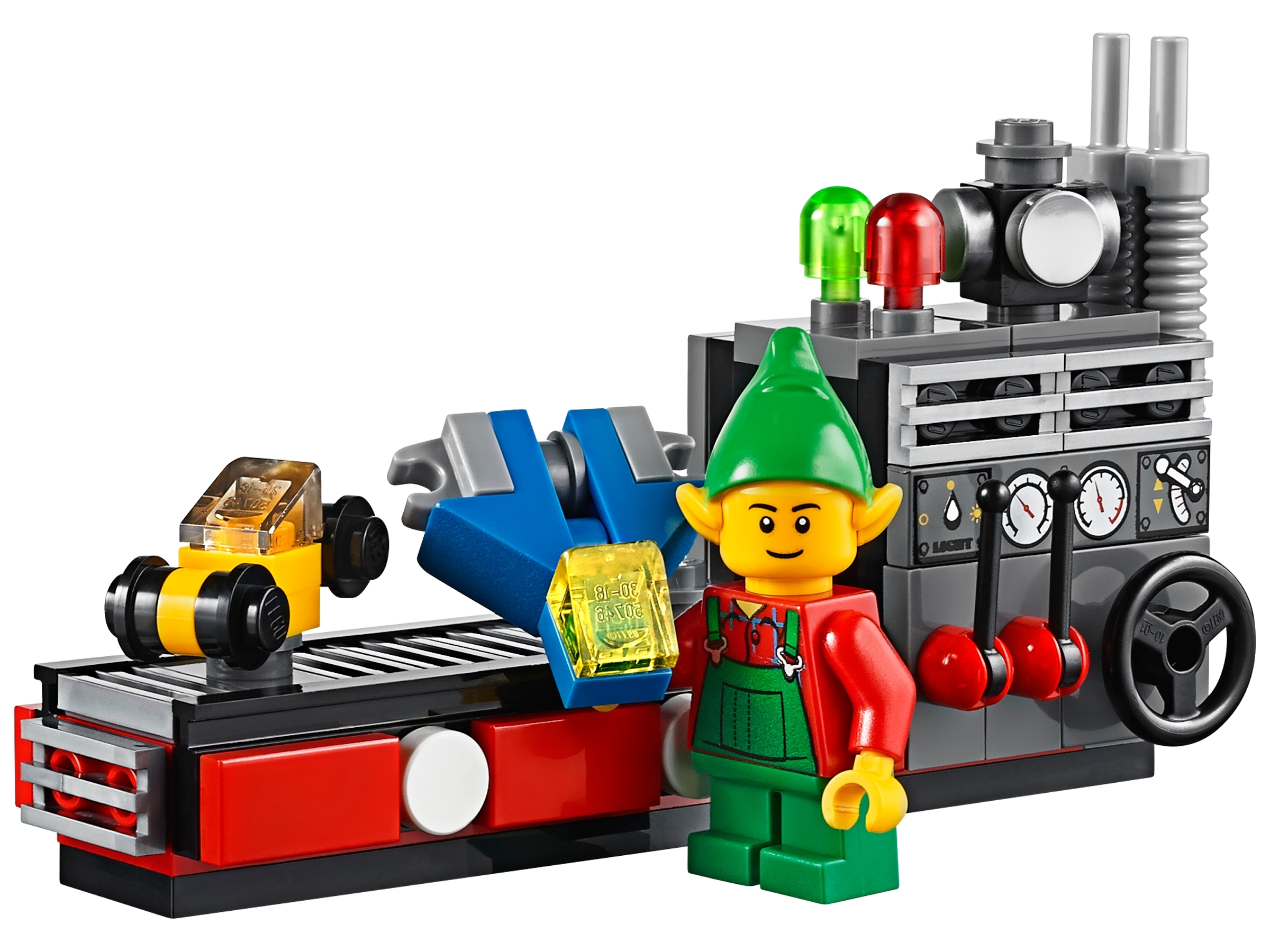 Weihnachtself mit Zubehör LEGO Minifigur Weihnachtswichtel 