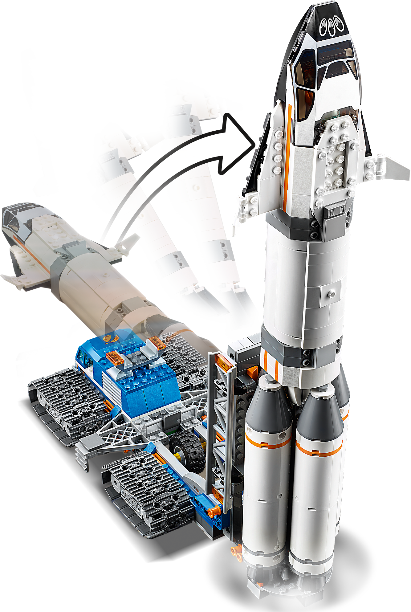 LEGO Rocket Assembly & Transport City Space Port for sale online 60229 