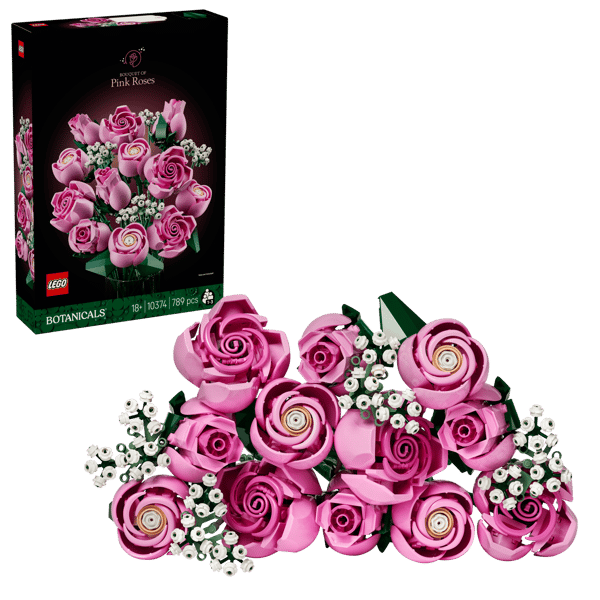 LEGO 10374 Bouquet de roses roses — visuel 2 sur 8