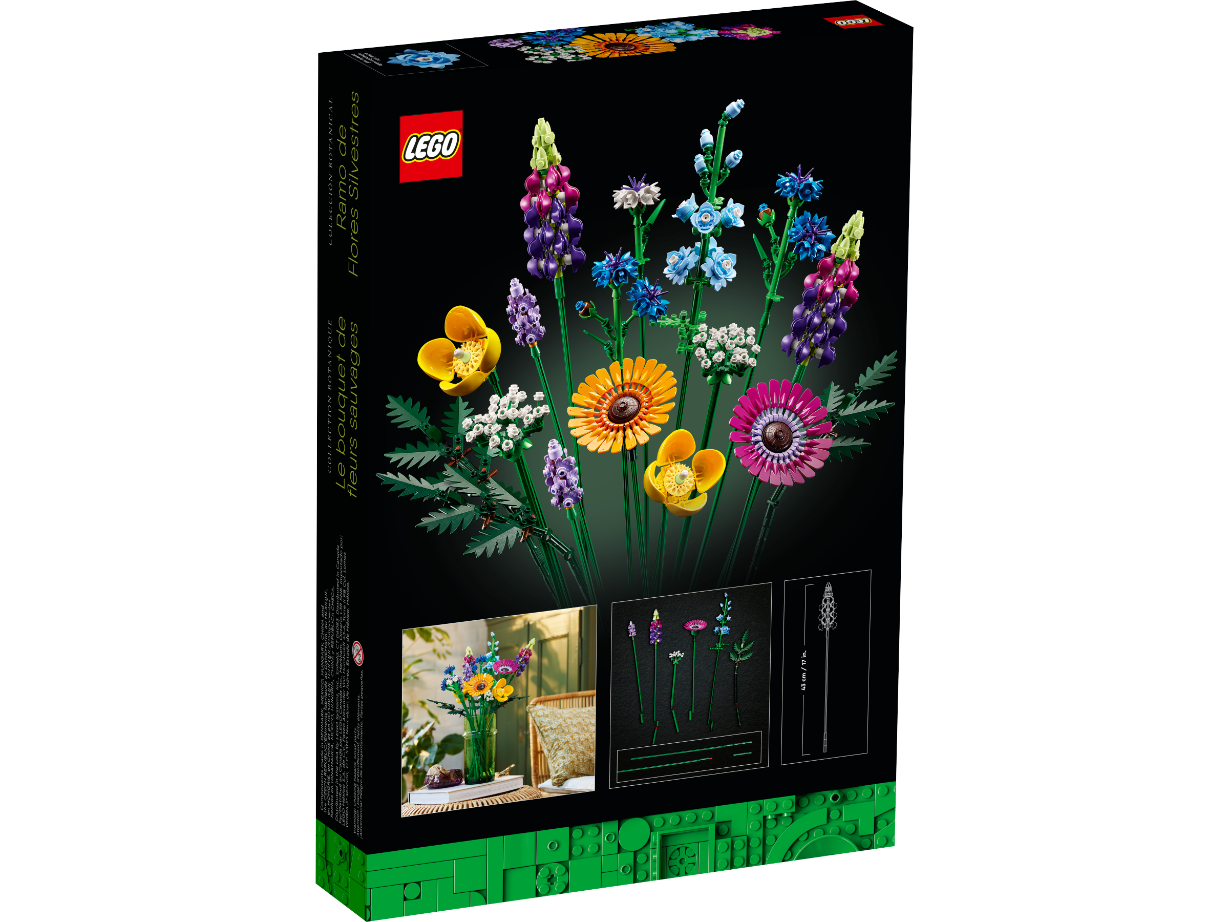 LEGO, Costruzioni, Bouquet fiori selvatici, 10313A - Giocattoli