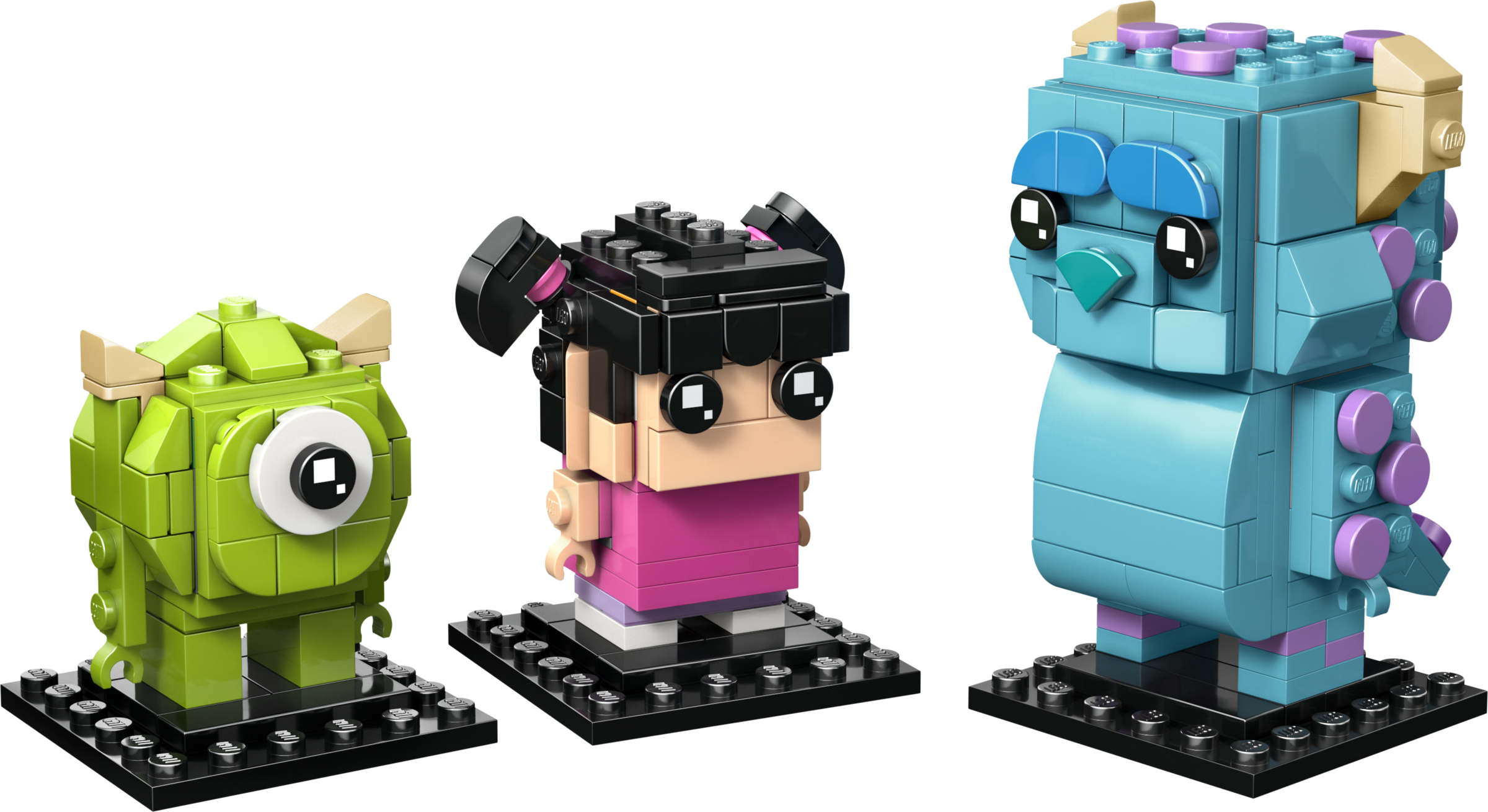 Sulley, Mike and Boo Figures 40861 | BrickHeadz | Buy online at