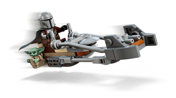 LEGO 75436 Le speeder bike du Mandalorien et Grogu — visuel 4 sur 8