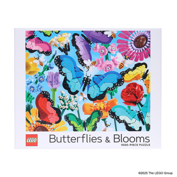 LEGO 5009302 Puzzle de 1 000 pièces Papillons et fleurs — visuel 3 sur 3