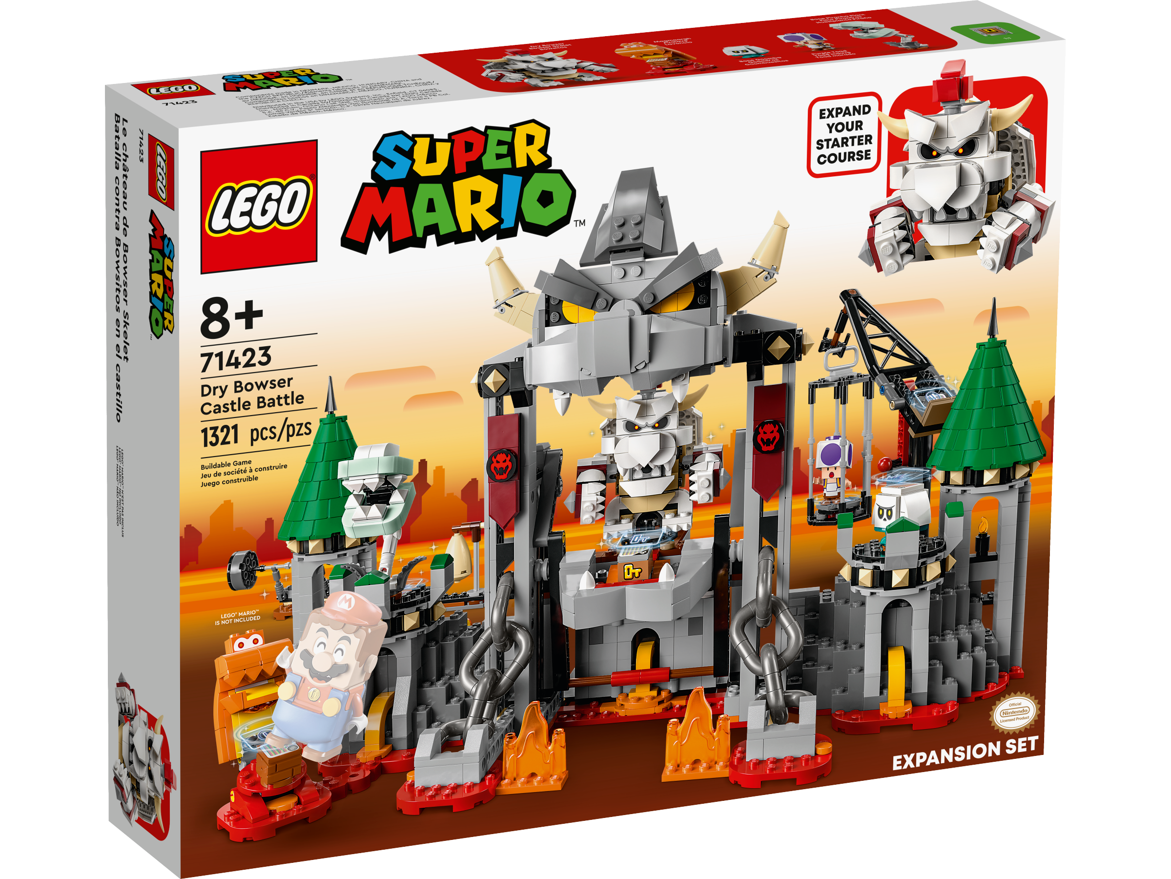 Dry Bowser Castle Battle Expansion Set 71423 | LEGO® Super Mario™ | Buy  online at the Official LEGO® Shop US