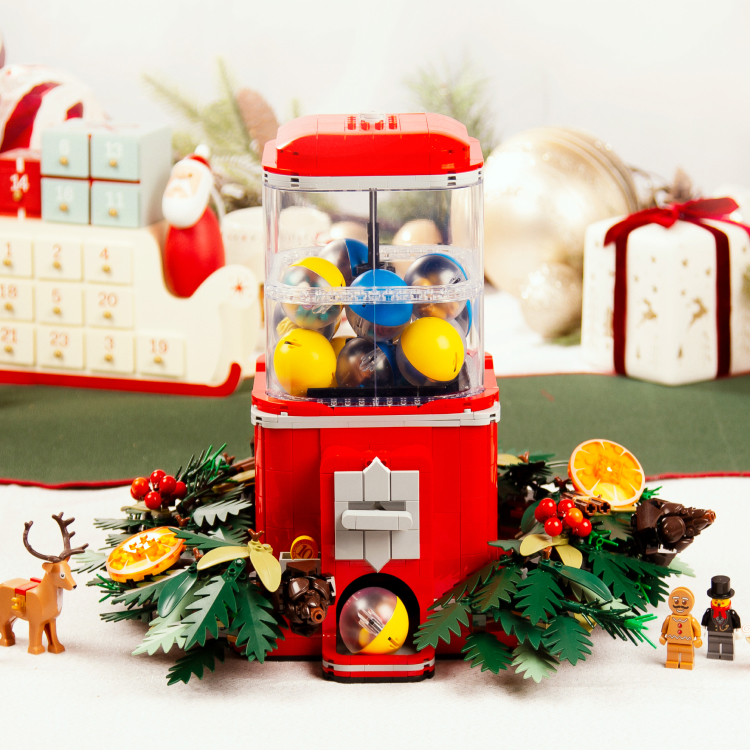 イデーミニプーフ Festive Fun with the Minifigure Vending Machine | Official LEGO