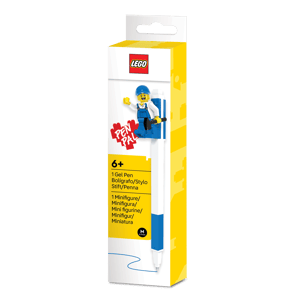 Stylo à encre gel Pen Pal avec minifigurine – Bleu