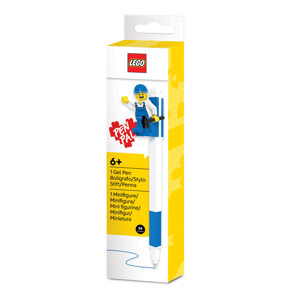 LEGO 5010102 Stylo à encre gel Pen Pal avec minifigurine – Bleu