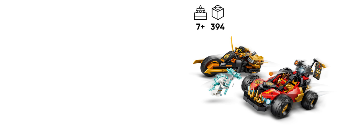 Kai and Cole's Combiner Vehicles 71864 | NINJAGO® | Buy online at