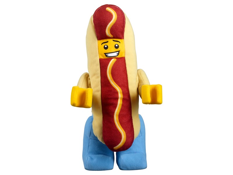  Hot Dog Guy Minifigure Plush