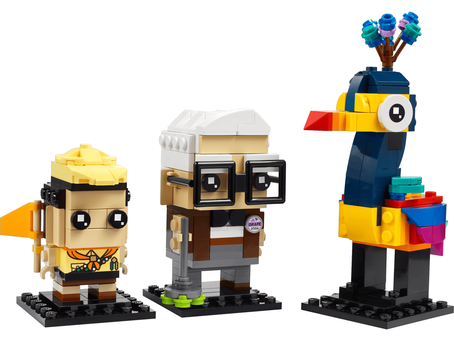 Carl, Russell en Kevin 40752 | BrickHeadz | Officiële LEGO® winkel NL