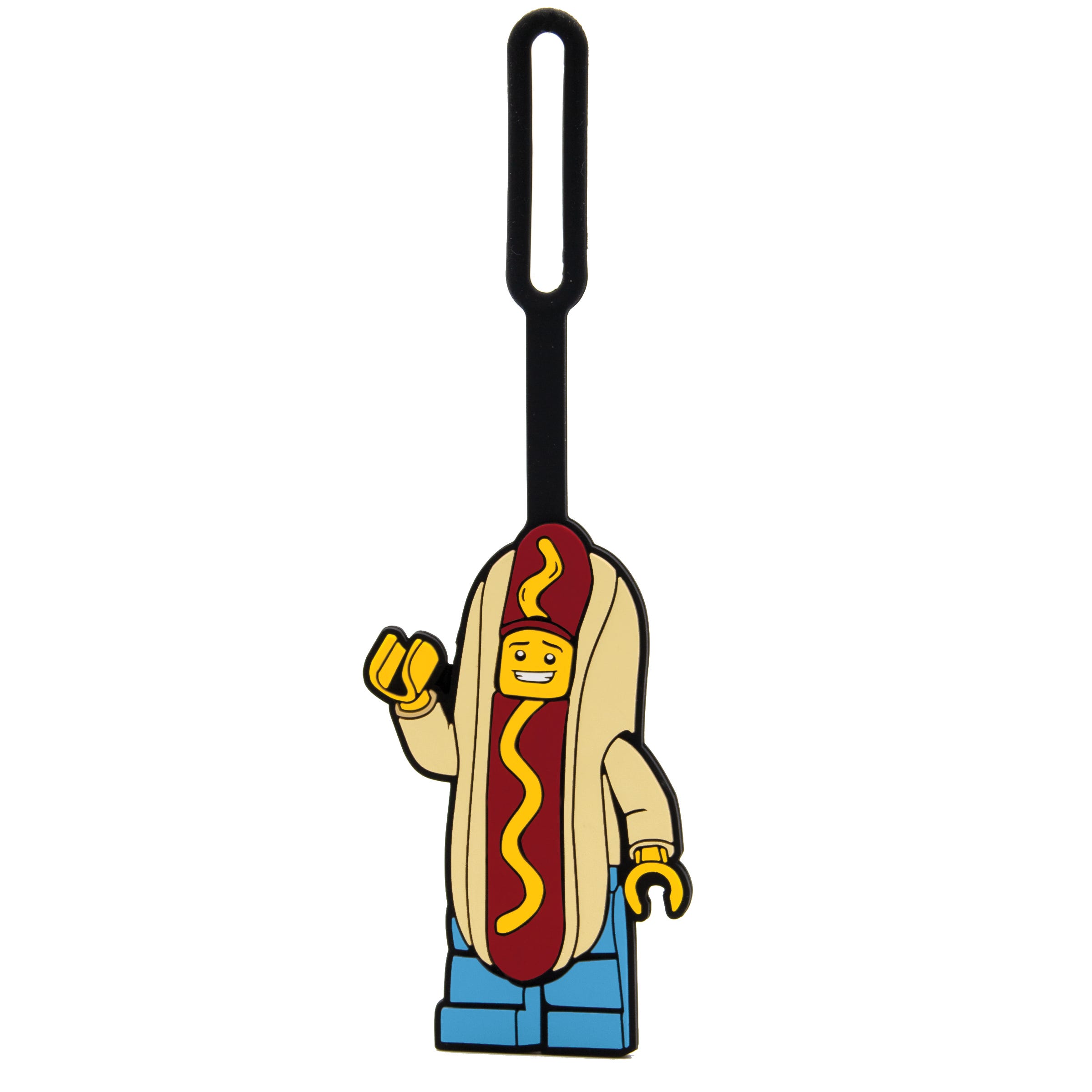 Étiquette de sac Homme hot-dog