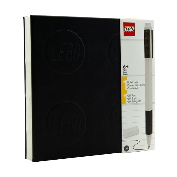 LEGO 5008310 Carnet et stylo à encre gel – Noir