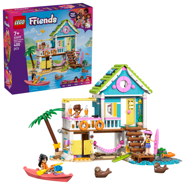 LEGO 42699 La maison sur la plage et les phoques — visuel 2 sur 8