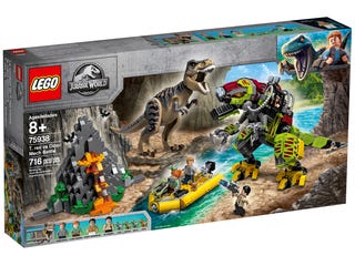 T. rex vs. Dinosaurio Robótico 75938 | Jurassic World™ | Oficial LEGO® Shop  MX