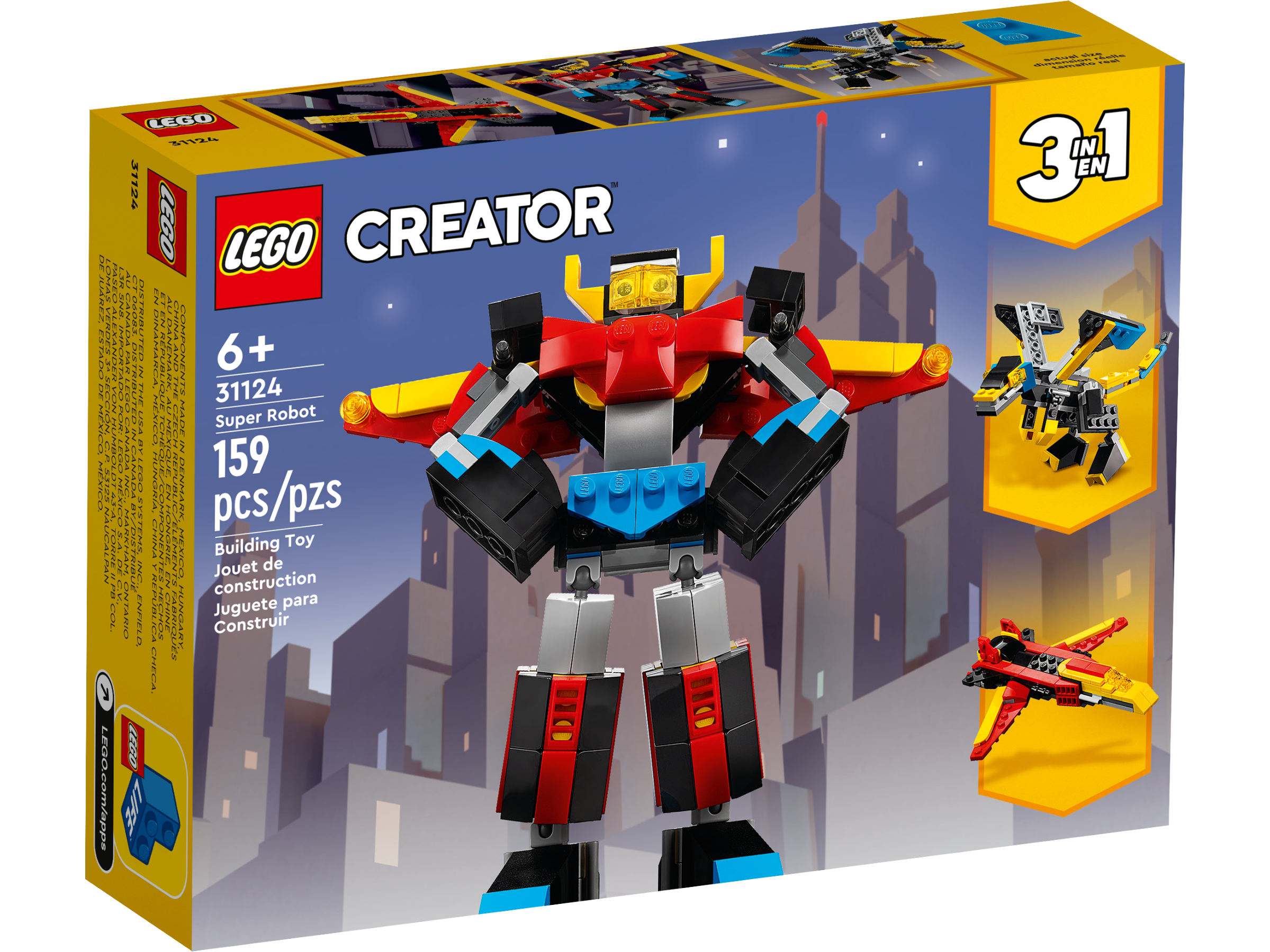 Compatibile con Lego Super Robot Building Blocks Warrior Mecha Deformation  Robot Building Blocks Toys Children's Gift 996pcs