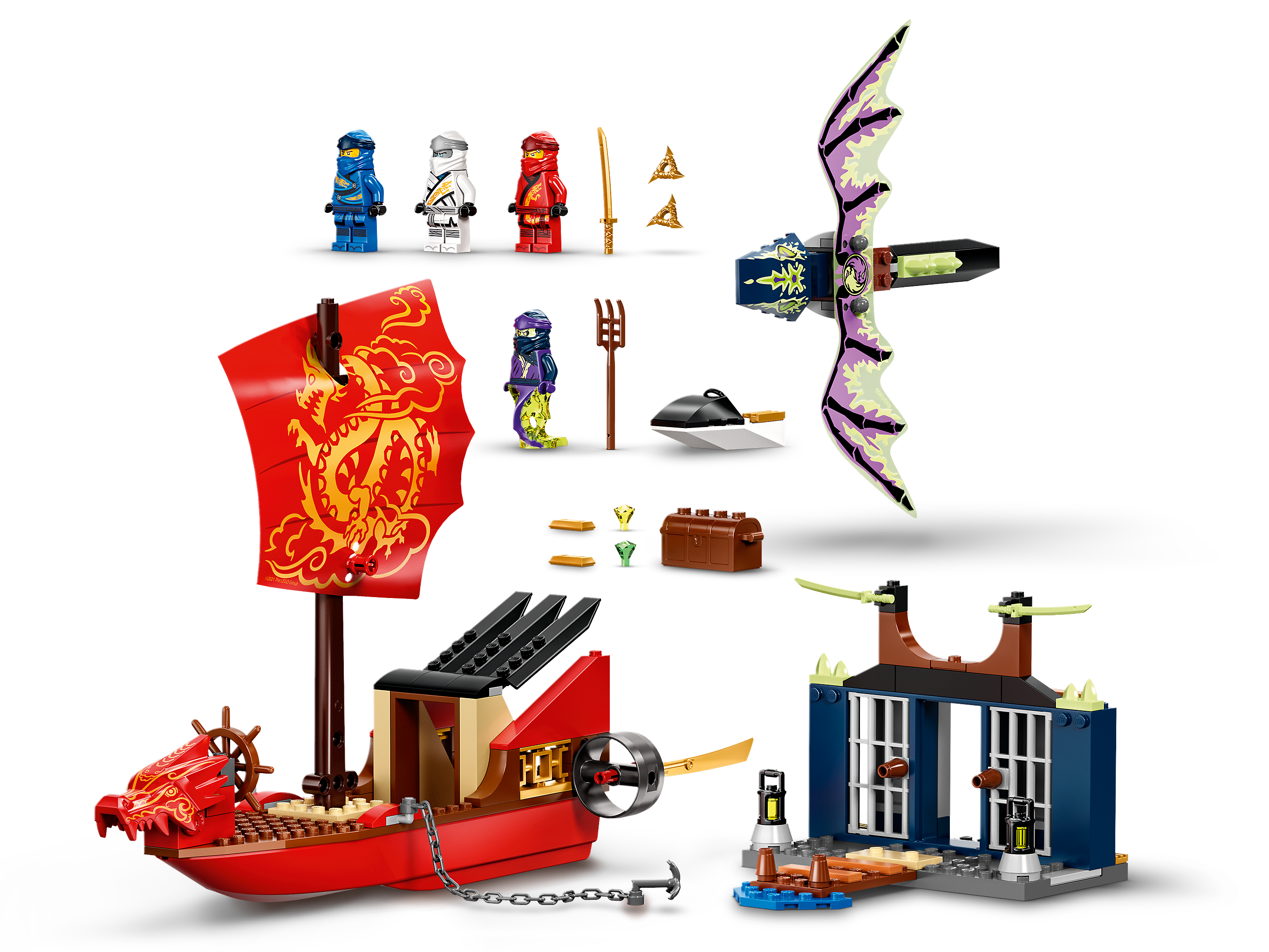 Final Flight of Destiny's Bounty 71749 NINJAGO® | online at the Official LEGO® Shop US