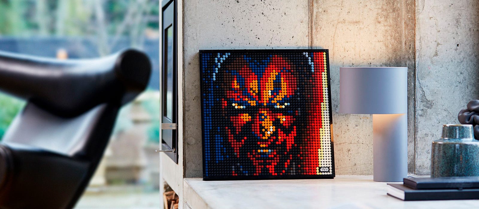 New LEGO Art Turns to the Dark Side