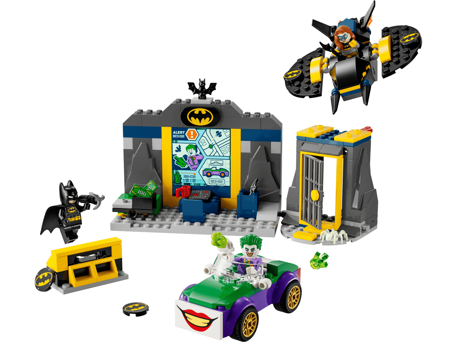 The Batcave With Batman Batgirl And The Joker 76272 Batman the-batcave-with-batman-batgirl-and-the-joker-76272-batman