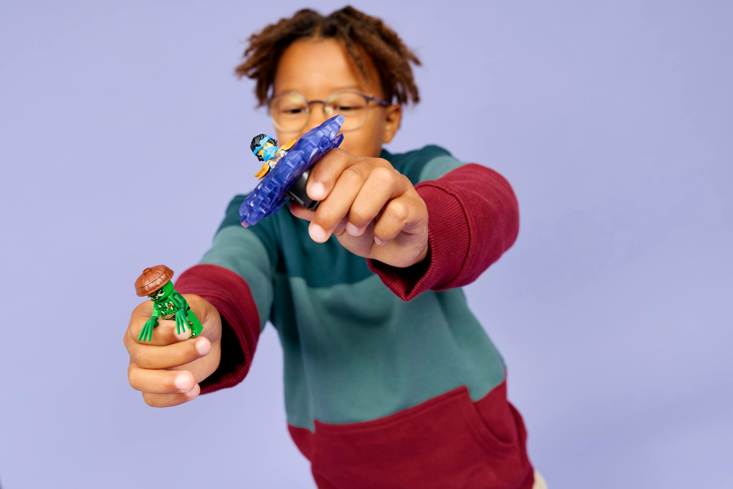 Nyamamon ページ Nya vs. Mutation Monster Spinner 71849 | NINJAGO® | Buy online at