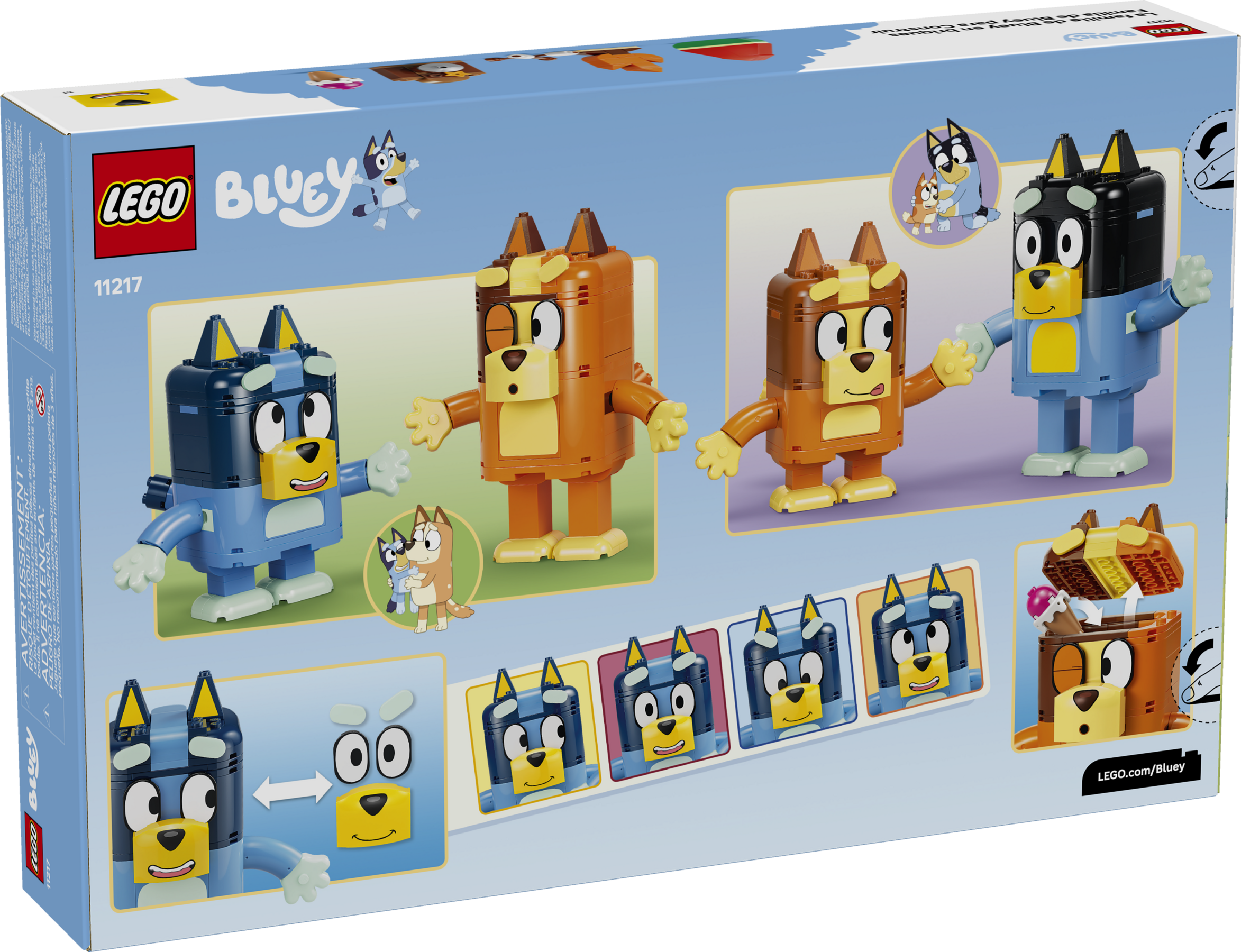 Brick-Built Bluey Family 11217 | Bluey | Buy online at the