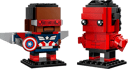 LEGO BrickHeadz 40668 Captain America & Red Hulk