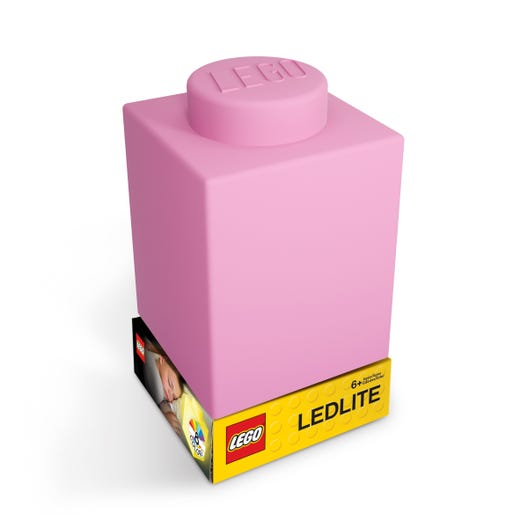 LEGO 5007232 - Sengelampe, 1x1-klods – pink