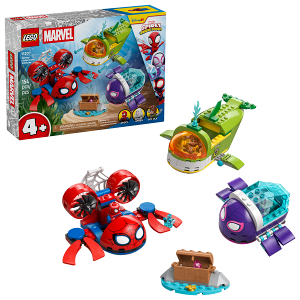 LEGO 11207 Spidey : les véhicules sous-marins — visuel 2 sur 8